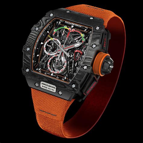 richard mille mclaren rm50-03/01 white|Richard Mille tourbillon watch.